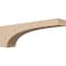 Ekena Millwork 4"W x 24"D x 8"H Thin Huntington Rough Cedar Woodgrain TimberThane Corbel, Primed Tan CORUR04X24X08HUNRCPR - alternate 1